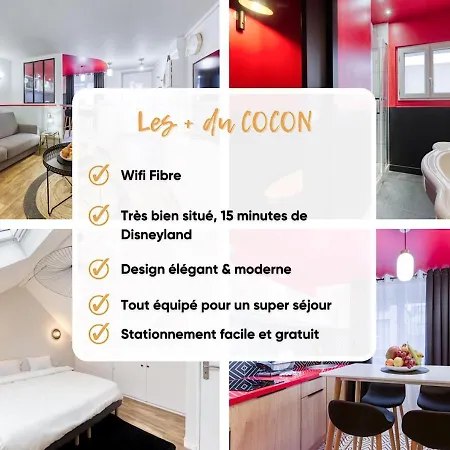 Le Cocon- Confort & Cosy A Proximite De Disneyland Chessy  Extérieur photo